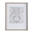 Ikat Patterns V by Silvia Krause a Hand Embellished Textured Framed Art Print Matted under Glass by Mercana at Eve Furniture