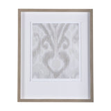 Ikat Patterns V by Silvia Krause a Hand Embellished Textured Framed Art Print Matted under Glass by Mercana at Eve Furniture