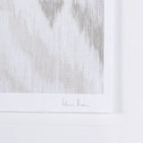 Ikat Patterns VI by Silvia Krause a Hand Embellished Textured Framed Art Print Matted under Glass by Mercana at Eve Furniture