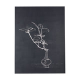 Ikebana Dark I by Mercana Studio a Hand Embellished Textured Canvas by Mercana at Eve Furniture