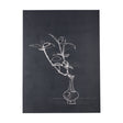 Ikebana Dark I by Mercana Studio a Hand Embellished Textured Canvas by Mercana at Eve Furniture