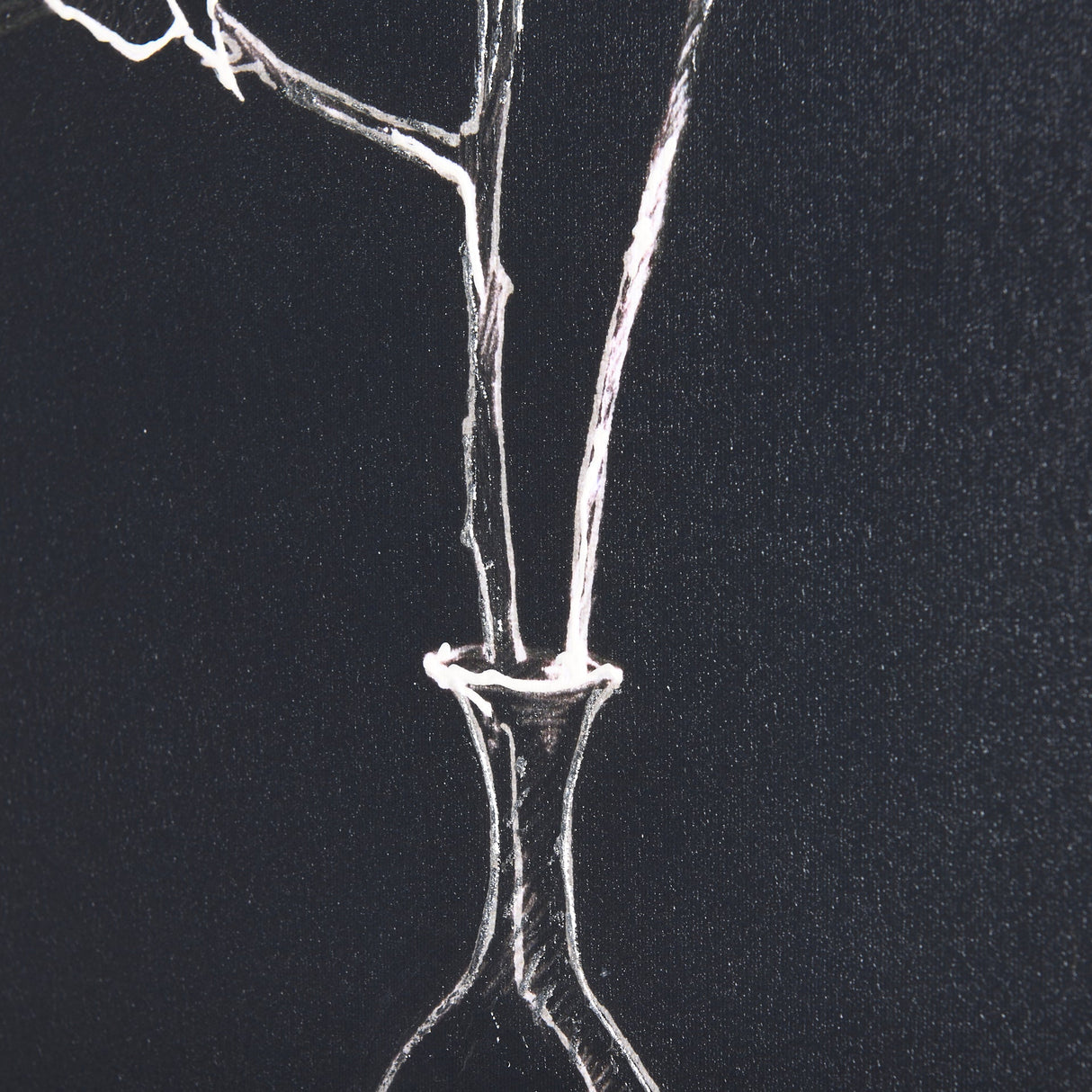 Ikebana Dark II by Mercana Studio a Hand Embellished Textured Canvas by Mercana at Eve Furniture