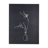 Ikebana Dark II by Mercana Studio a Hand Embellished Textured Canvas by Mercana at Eve Furniture