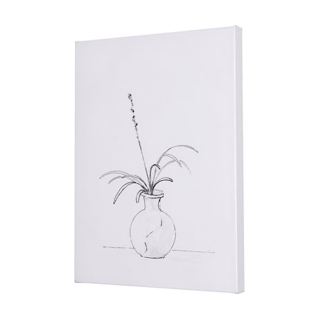 Ikebana Light I by Mercana Studio a Hand Embellished Textured Canvas by Mercana at Eve Furniture