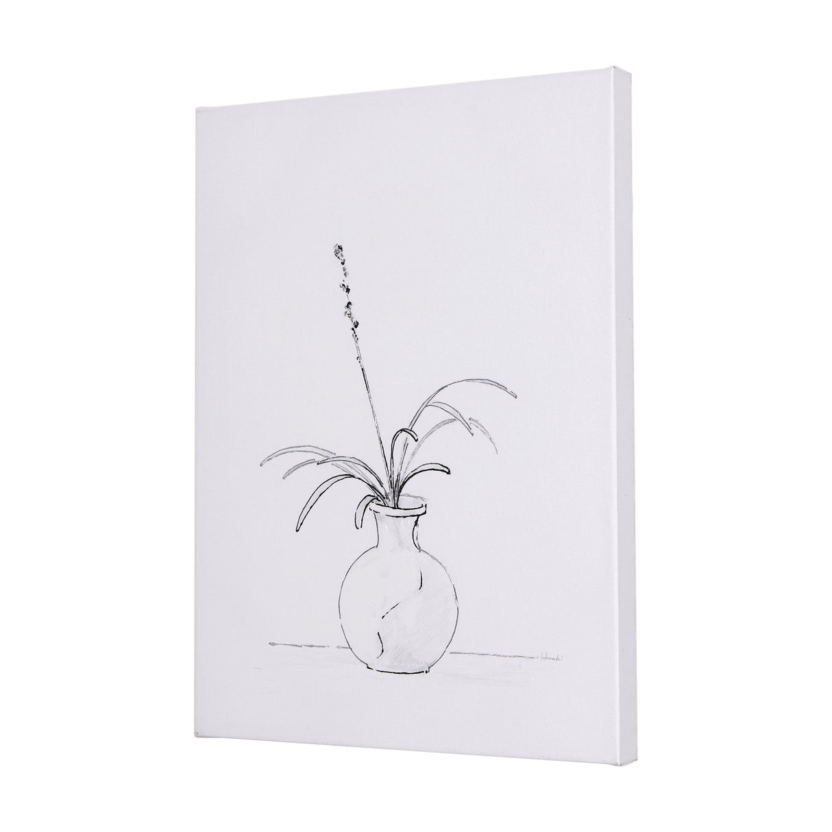 Ikebana Light I by Mercana Studio a Hand Embellished Textured Canvas by Mercana at Eve Furniture