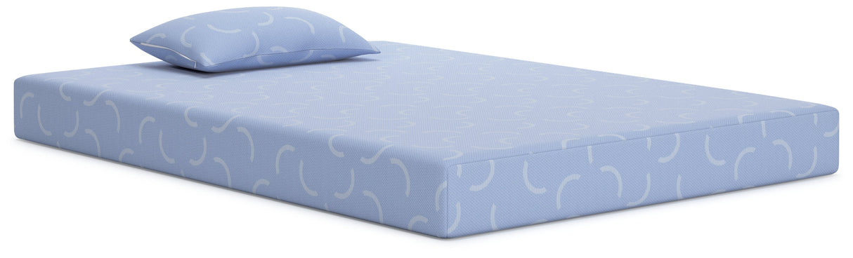 iKidz Ocean Blue Full Mattress and Pillow