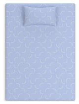 iKidz Ocean Blue Twin Mattress and Pillow by Ashley at Eve Furniture