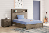 iKidz Ocean Blue Twin Mattress and Pillow by Ashley at Eve Furniture