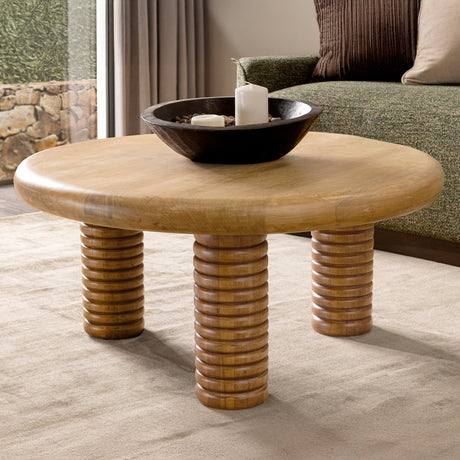 Ilaria Sand Washed 36" Coffee Table by Classic Home at Eve Furniture