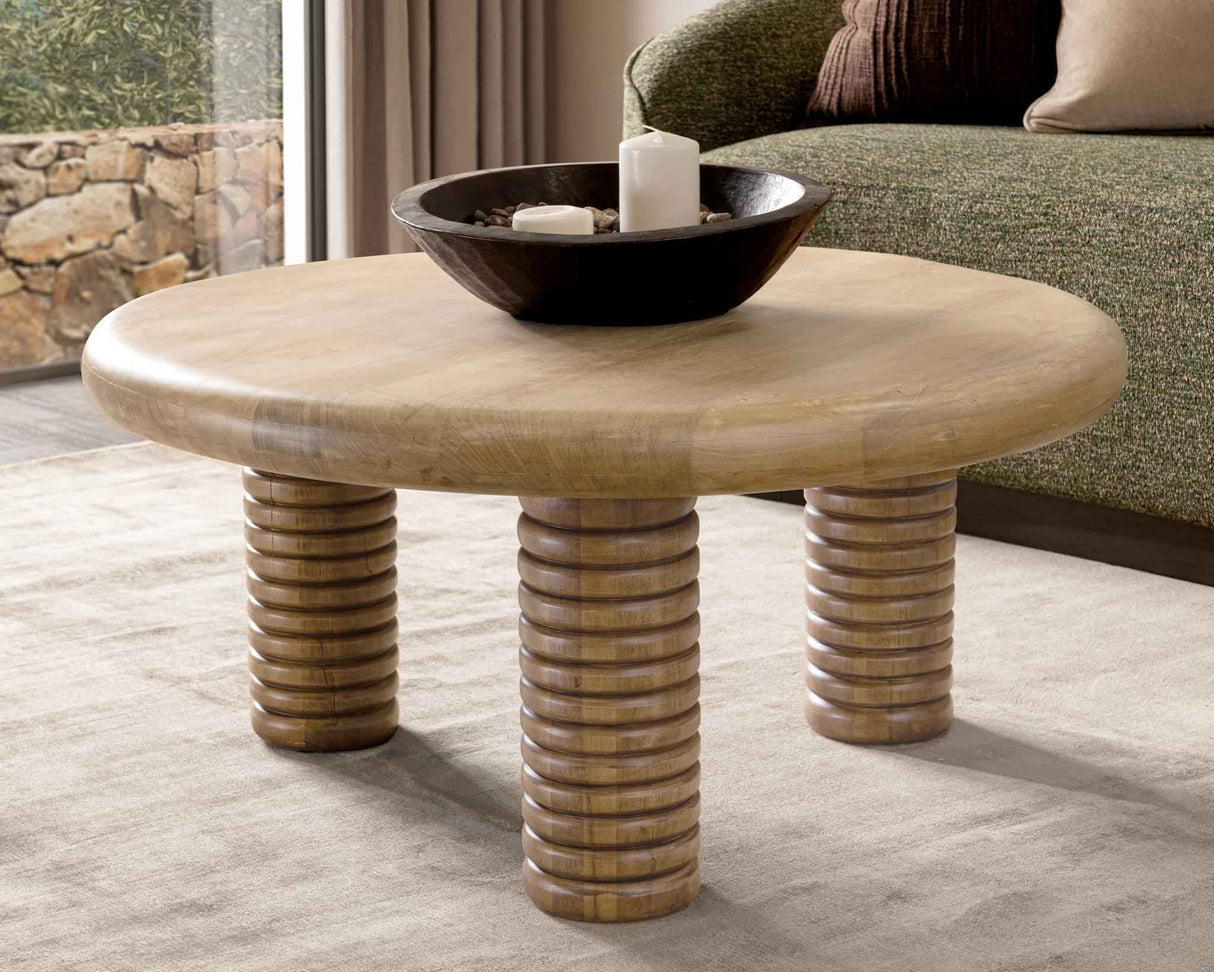 Ilaria Sand Washed Coffee Table by Classic Home at Eve Furniture