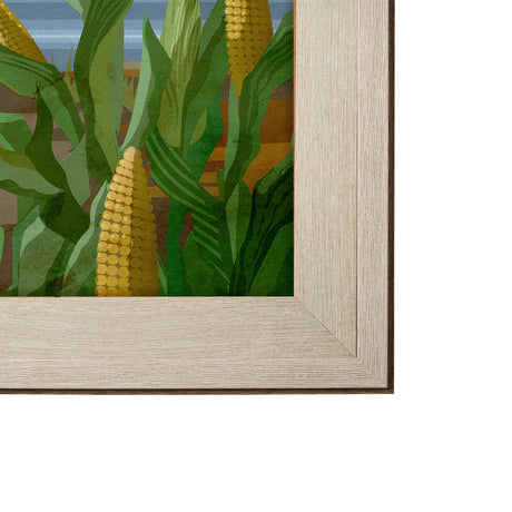 Illinois Go USA (XL) by Mercana Studio a Hand Embellished Decograph Framed Art Print under Glass by Mercana at Eve Furniture