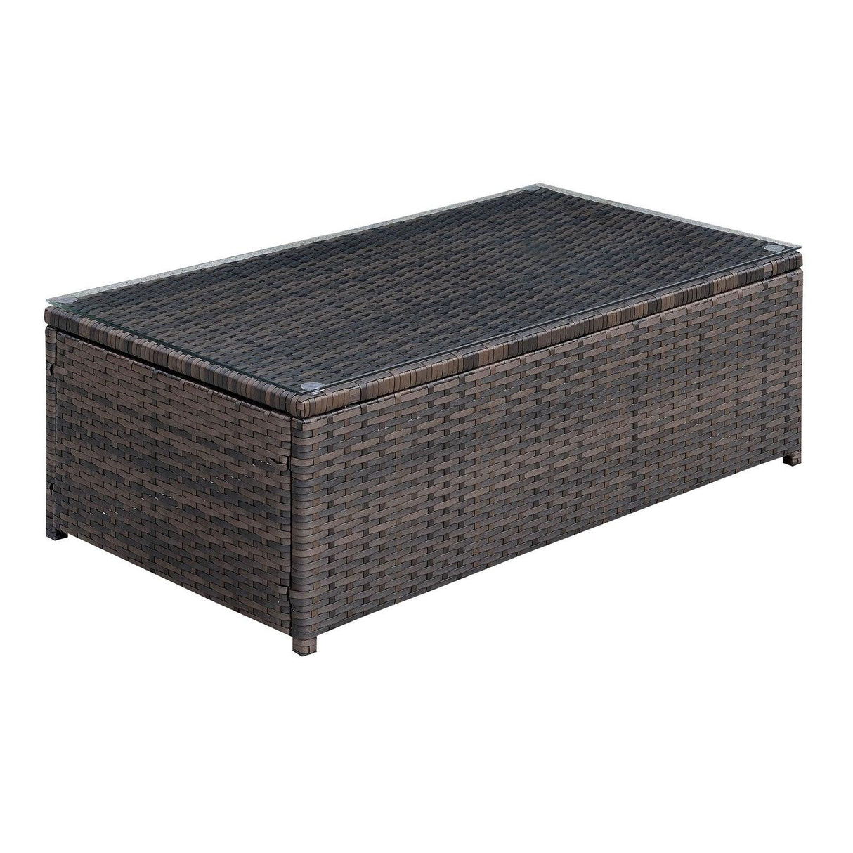 Ilona Brown/Beige Coffee Table by Furniture of America at Eve Furniture