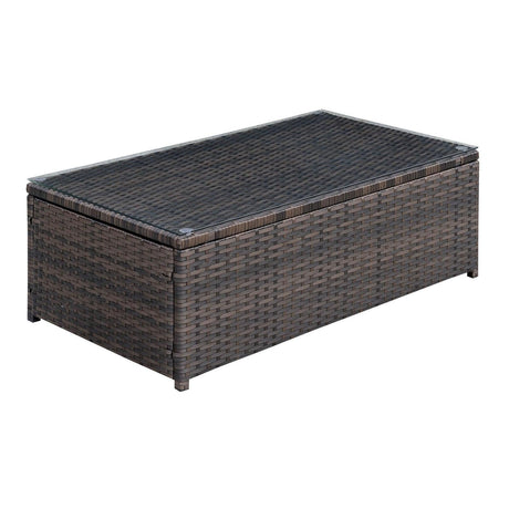 Ilona Brown/Beige Coffee Table by Furniture of America at Eve Furniture