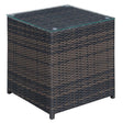 Ilona Brown/Beige End Table by Furniture of America at Eve Furniture