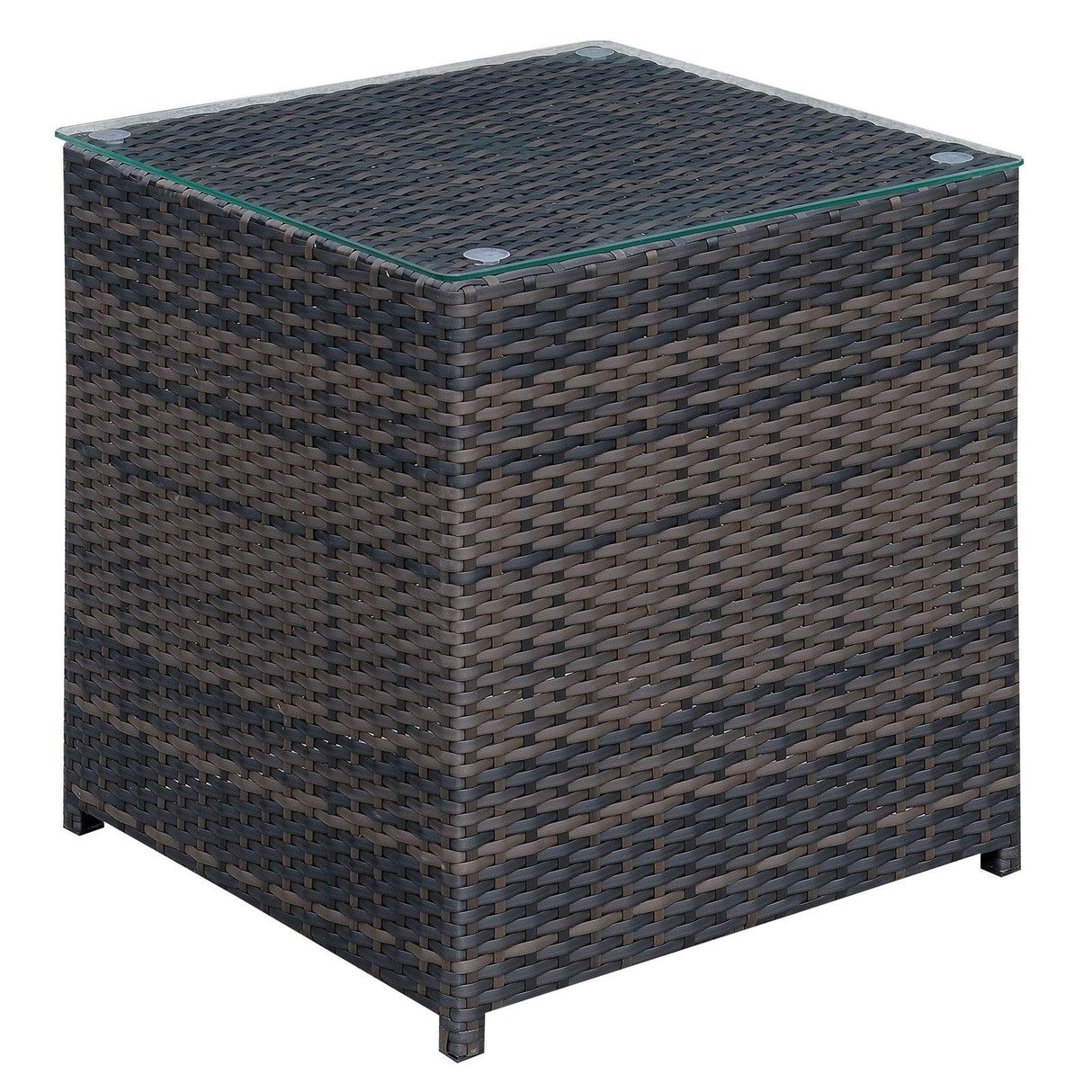 Ilona Brown/Beige End Table by Furniture of America at Eve Furniture