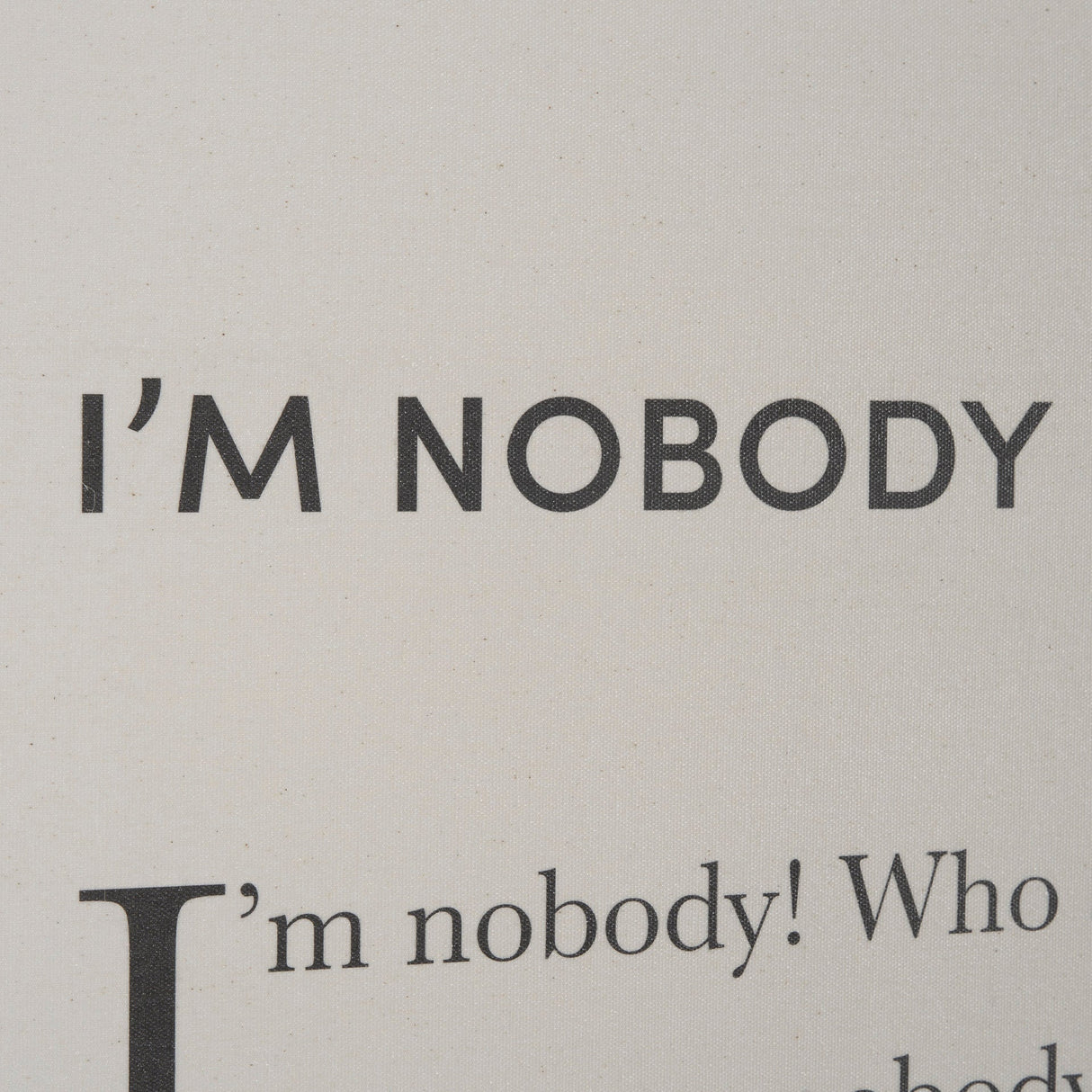 I'm Nobody by Mercana Studio a Hand Embellished Framed Art Print Matted under Glass by Mercana at Eve Furniture