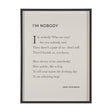 I'm Nobody by Mercana Studio a Hand Embellished Framed Art Print Matted under Glass by Mercana at Eve Furniture