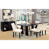Luminar Black 7-Piece Dining Room Set