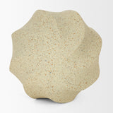 Imani Large Sculptural Textured Beige Metal Decorative Orb Object by Mercana at Eve Furniture
