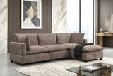 Cloud Mocha Modular Performance Fabric Sectional by Happy Homes at Eve Furniture