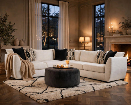 Behold Linen Sectional by Happy Homes at Eve Furniture
