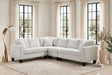 Logan Beige Cord Fabric Reversible Sectional by Happy Homes at Eve Furniture