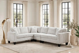Logan Beige Cord Fabric Reversible Sectional by Happy Homes at Eve Furniture