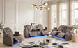 Classic Brown 3-Piece Reclining Set by Happy Homes at Eve Furniture