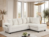 Rene Beige RAF Reversible Sectional by Happy Homes at Eve Furniture