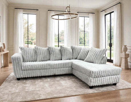 Larce Gray Sectional by Happy Homes at Eve Furniture