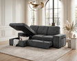 Kevin Grey Sectional With Pull-Out Bed by Happy Homes at Eve Furniture