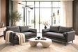 Vanti Grey 2-Piece Sofa and Loveseat by Happy Homes at Eve Furniture