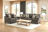 Elite Brown Oversized Sofa & Loveseat by Happy Homes at Eve Furniture