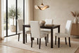 Classic White PU 5-Piece Dining Room Set by Happy Homes at Eve Furniture