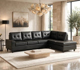 James Black PU Reversible Sectional by Happy Homes at Eve Furniture