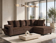 Rene Chocolate RAF Reversible Sectional by Happy Homes at Eve Furniture
