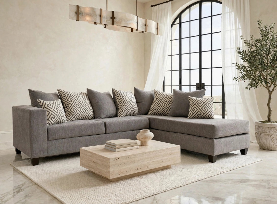 [Hot Buy] Nyere Smoke Sectional by Happy Homes at Eve Furniture