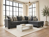 Monroe Steel Right Arm Facing (RAF) Sectional by Happy Homes at Eve Furniture