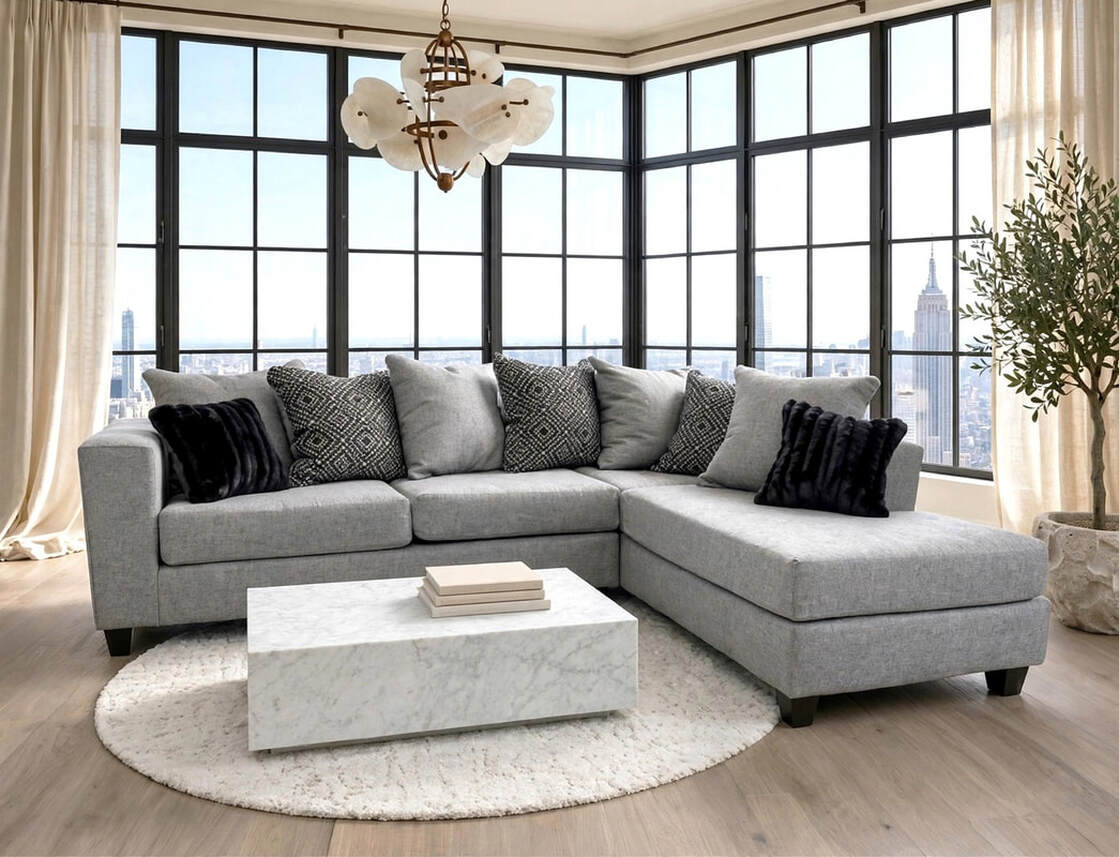 [Hot Buy] Lux Gunmetal Sectional by Happy Homes at Eve Furniture