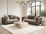 Monroe Latte Sofa & Loveseat