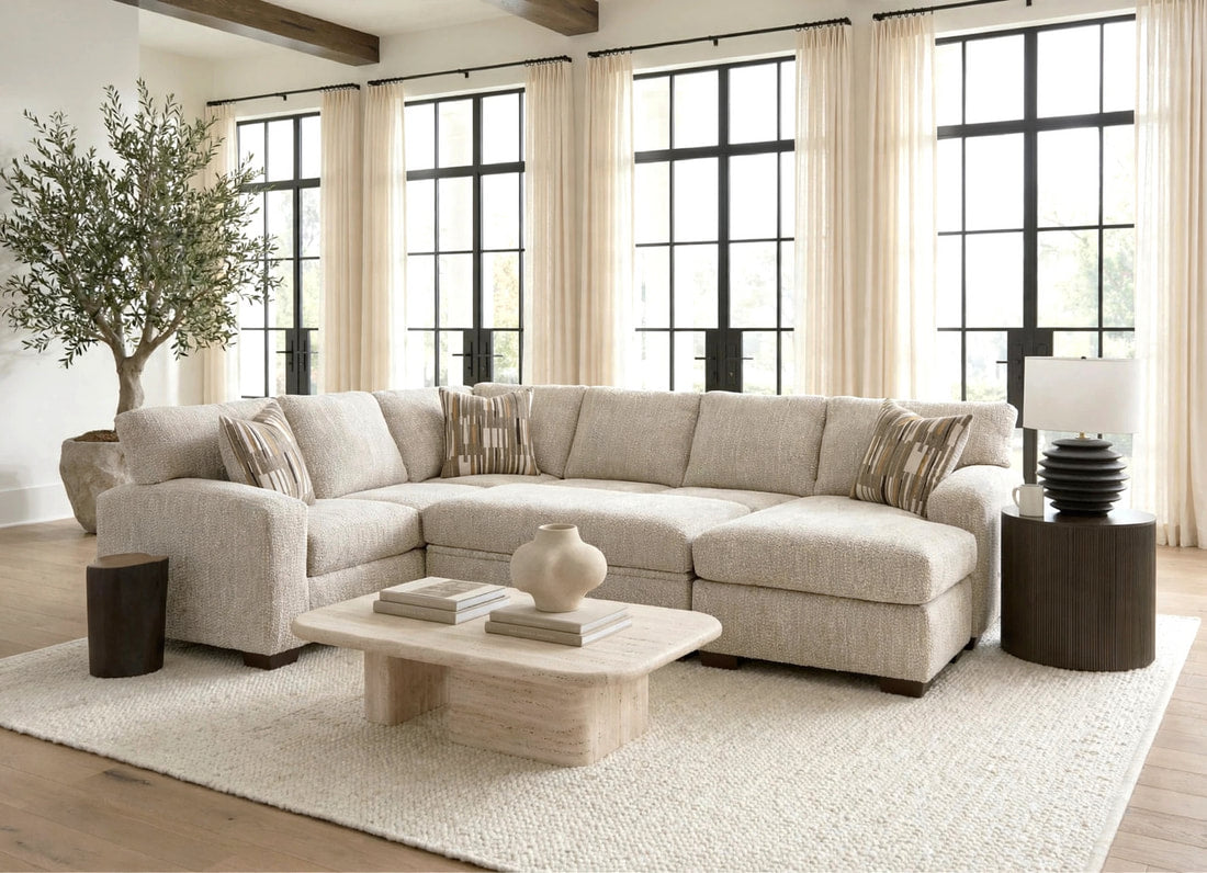 Reckon Taupe Sectional by Happy Homes at Eve Furniture