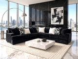 Rawcliffe Black Oversized Sectional by Happy Homes at Eve Furniture