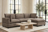 Cloud Mocha Modular Performance Fabric Sectional by Happy Homes at Eve Furniture
