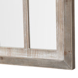 Imitation Gray/Brown Wall Mirror by Crestview at Eve Furniture