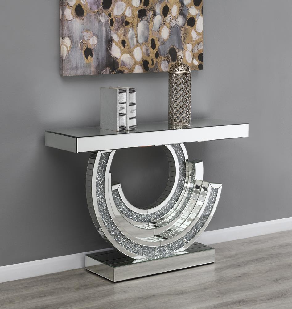 Imogen Silver Multi-dimensional Console Table