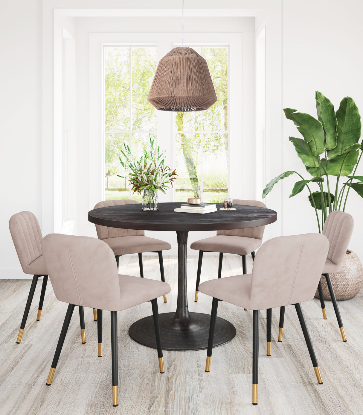 Impala Brown Ceiling Lamp by Zuomod at Eve Furniture