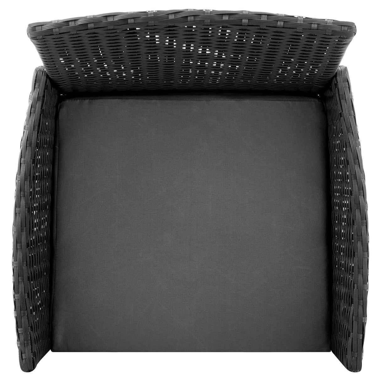 Imperia Patio 2-Person Seating Group with End Table with Grey Cushions by Manhattan Comfort at Eve Furniture