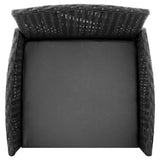 Imperia Patio 2-Person Seating Group with End Table with Grey Cushions by Manhattan Comfort at Eve Furniture