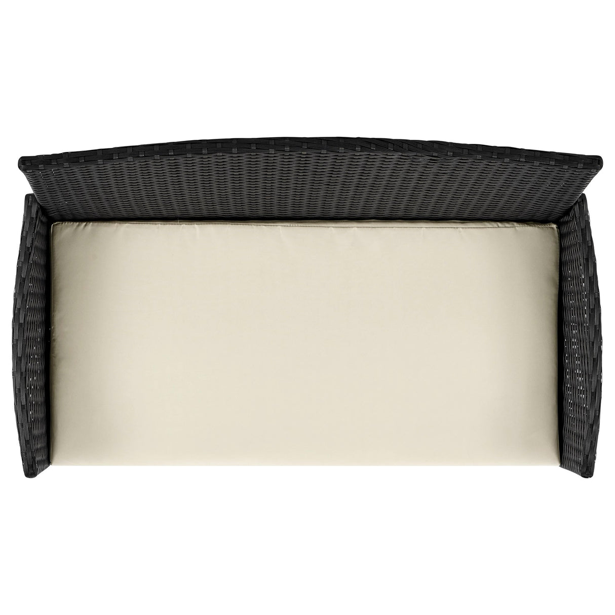 Imperia Patio 4-Person Conversation Set with Coffee Table with Cream Cushions by Manhattan Comfort at Eve Furniture