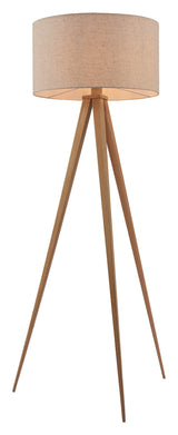 Imperial Beige & Natural Floor Lamp by Zuomod at Eve Furniture